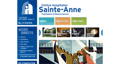 Desktop Screenshot of ch-sainte-anne.fr
